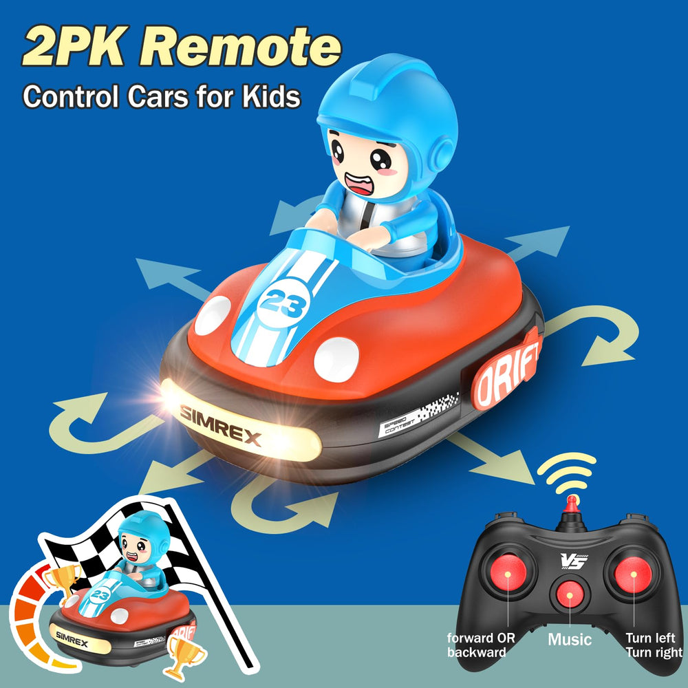 SIMREX gift ready bumper cars ideal for birthdays and holidays