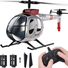 SIMREX RC Helicopter with easy-control for beginners during indoor flights.