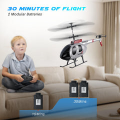 SIMREX RC Helicopter is versatile for indoor and outdoor use.