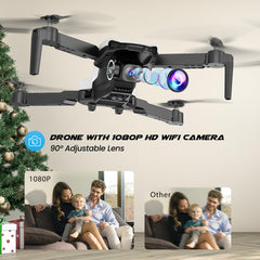 SIMREX X800 1080P camera captures clear aerial footage.