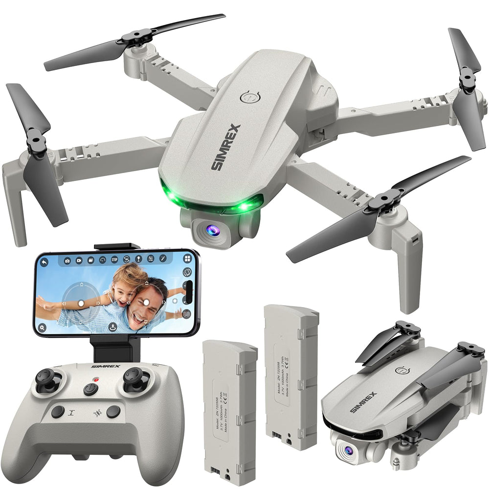 SIMREX X800 folds compactly for easy portability during travel.