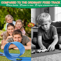 SINBEN suction cups secure the track to smooth surfaces for stability