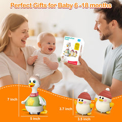 Sinpedex toy encourages crawling and reach-and-grasp exploration during tummy time.