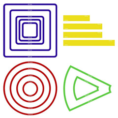 Sintuff spell templates cube set helps map 3D areas for precise ranges