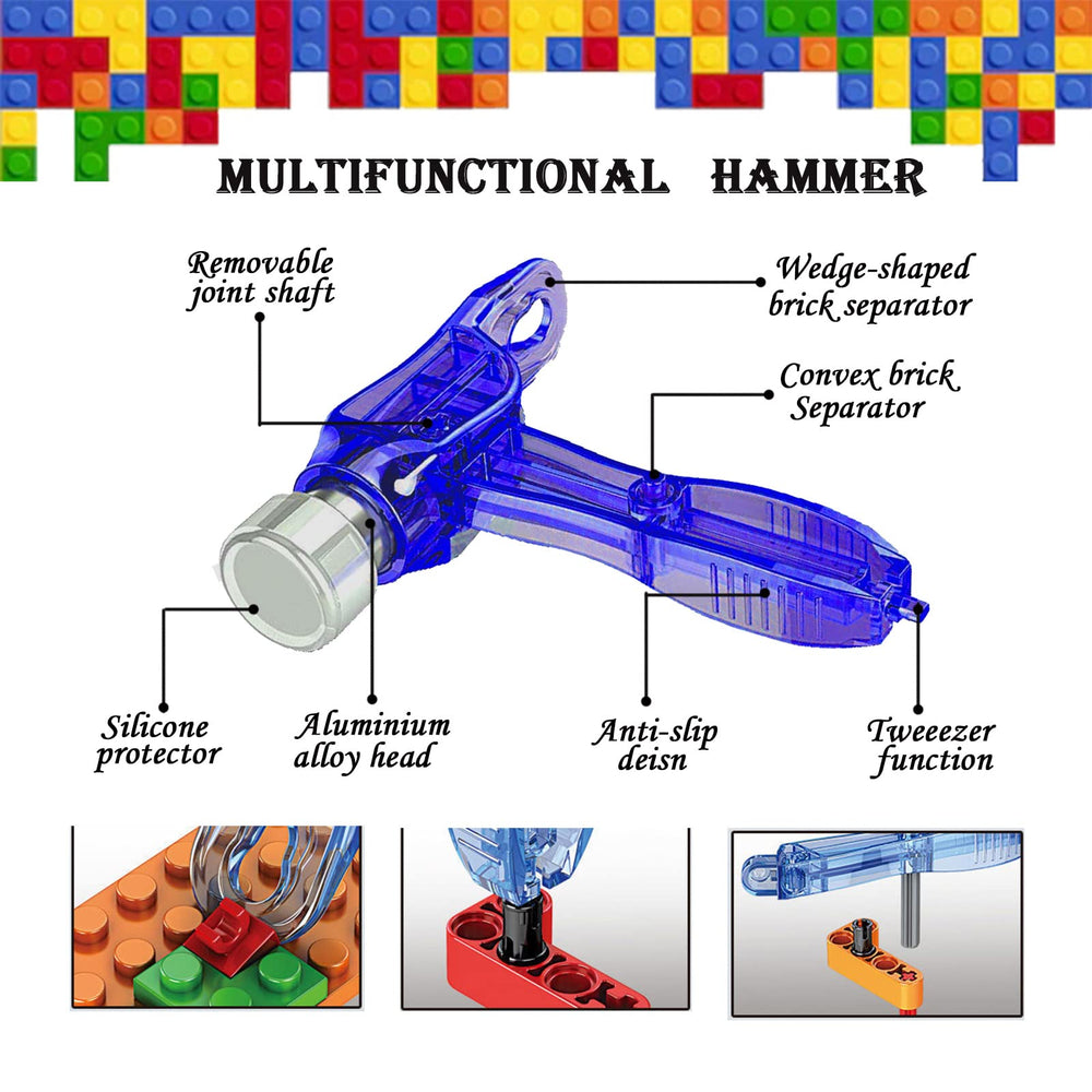 SIOYTOER brick separators help cleanly detach bricks during builds.