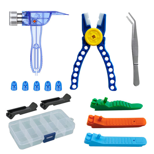 SIOYTOER multifunctional hammer for safe brick assembly and easy disassembly.