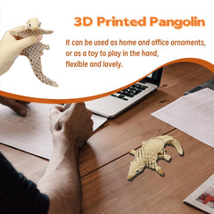 SIPWATE pangolin desktop toy showcases camel color design for whimsy and focus.
