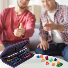 SIQUK dice case Pure Violet color, stylish protection for your dice
