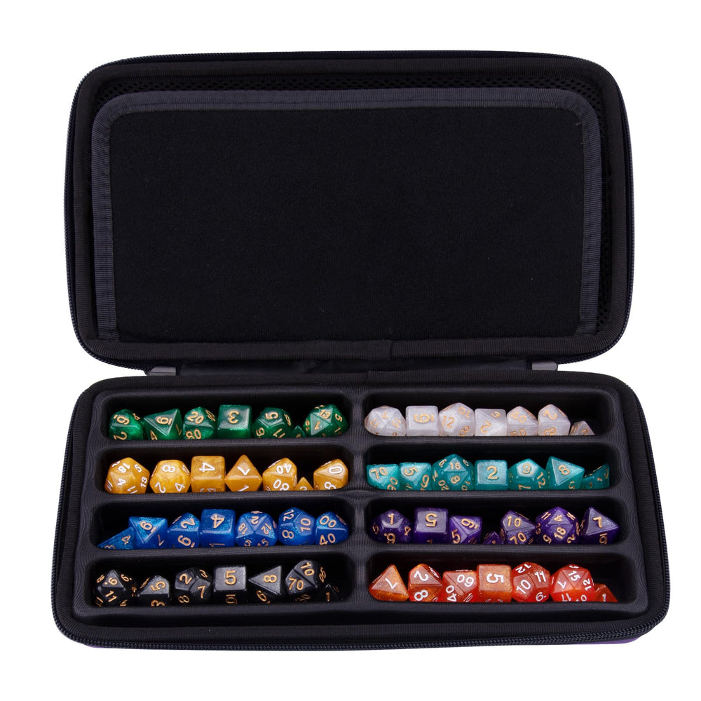SIQUK dice case removable tray, converts to rolling area