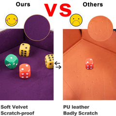 SIQUK hexagon tray with ample space for polyhedral dice