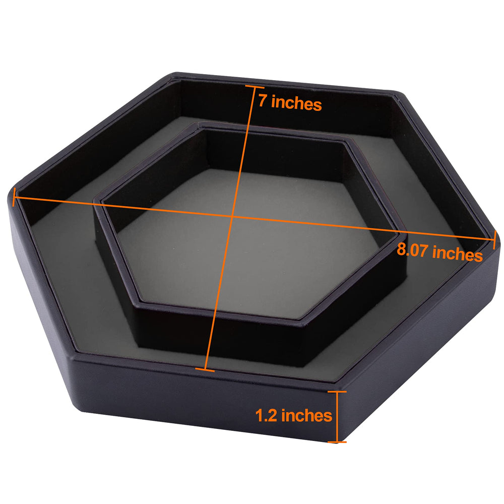 SIQUK tray interior velvet gray surface cushions dice and reduces noise