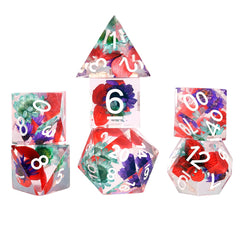 Sirius Dice Legendary Hardwood Grove set featuring wood textures