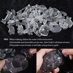 SIRPERICE skull crystal puzzle on display sparks conversation.