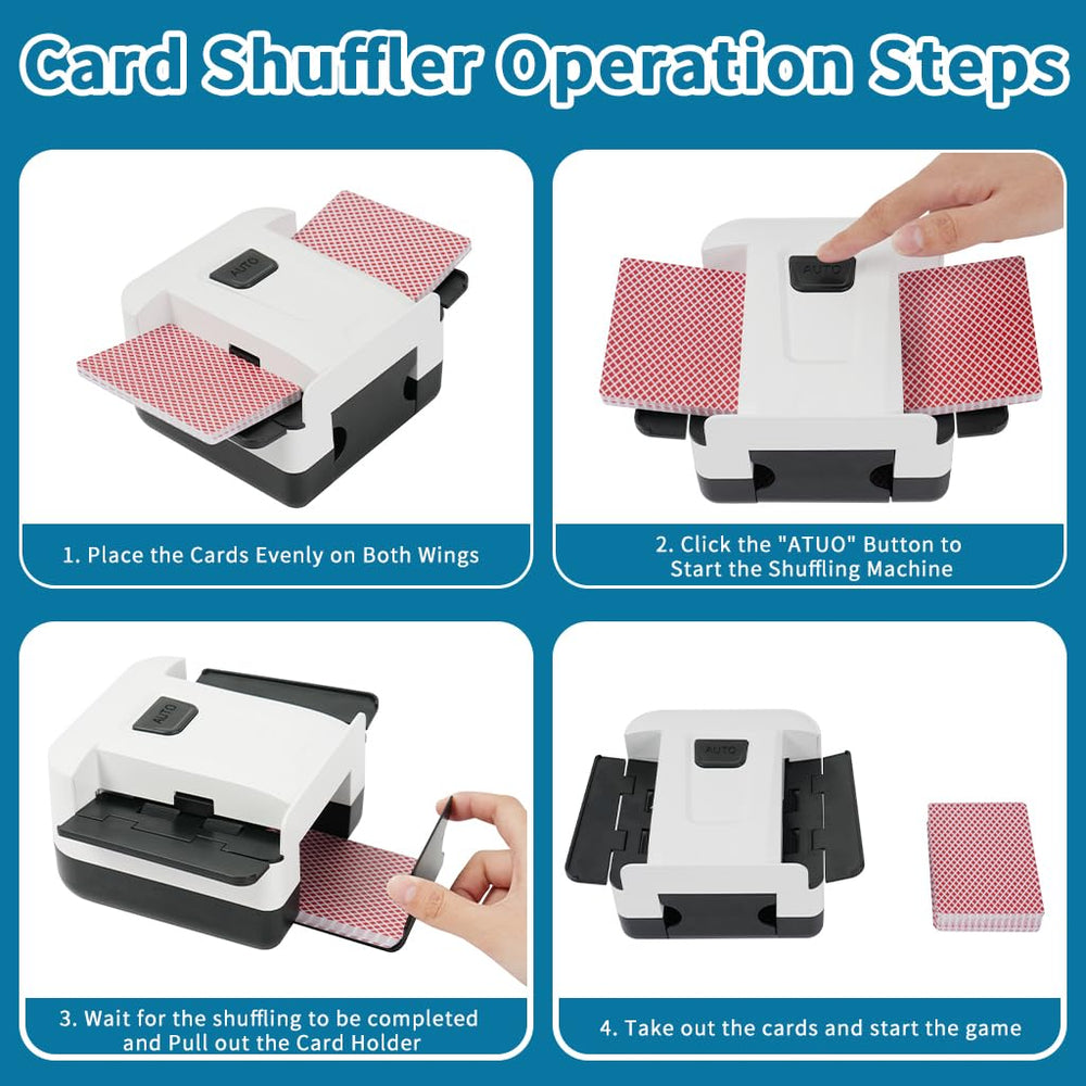 SirShop poker night setup with shuffler for smooth rounds
