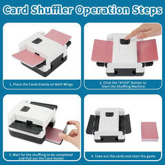 SirShop poker night setup with shuffler for smooth rounds
