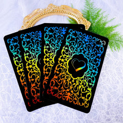 Sishui Life Oracle Card size 4.7 by 2.7 inches for easy daily draws.