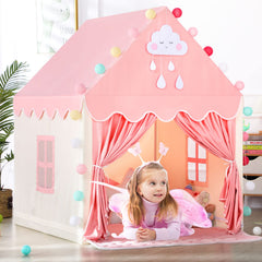 SISTICKER princess tent interior spacious, room for friends to play together.