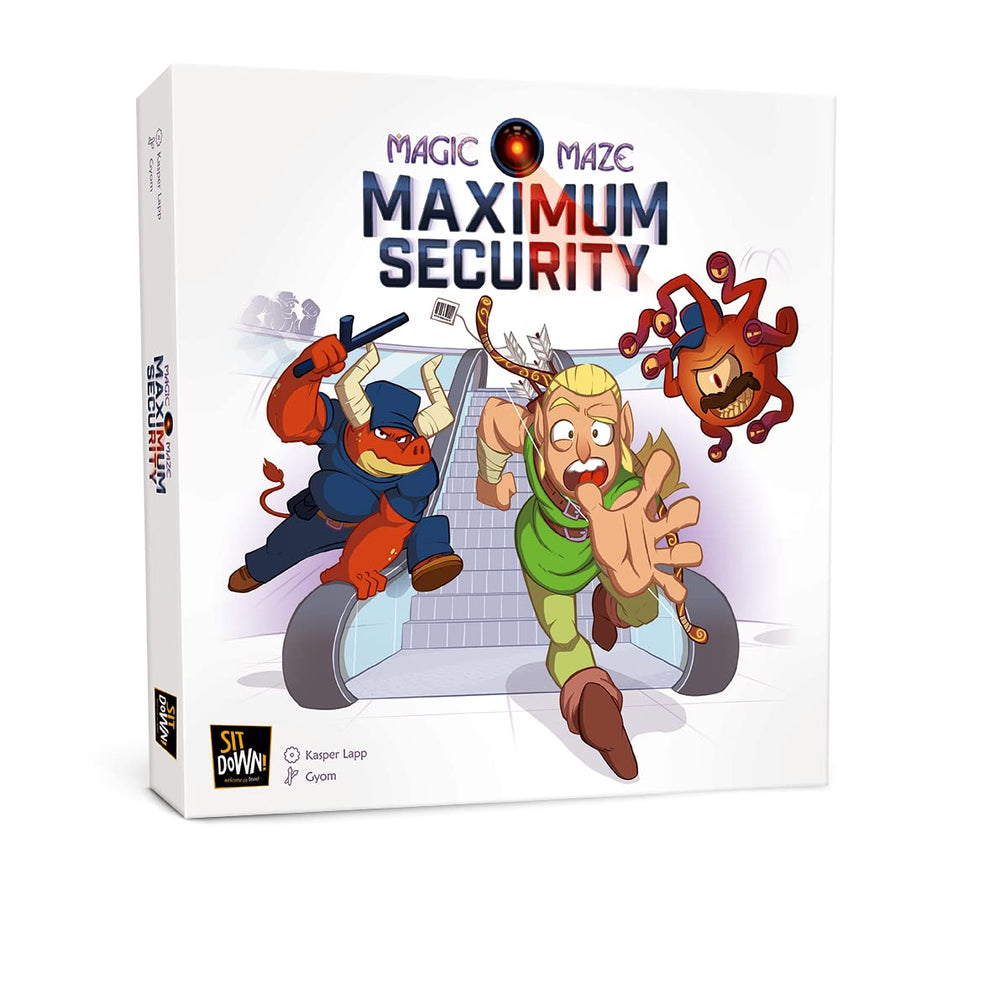 Sit Down! Magic Maze Maximum Security modules expand gameplay with new challenges.