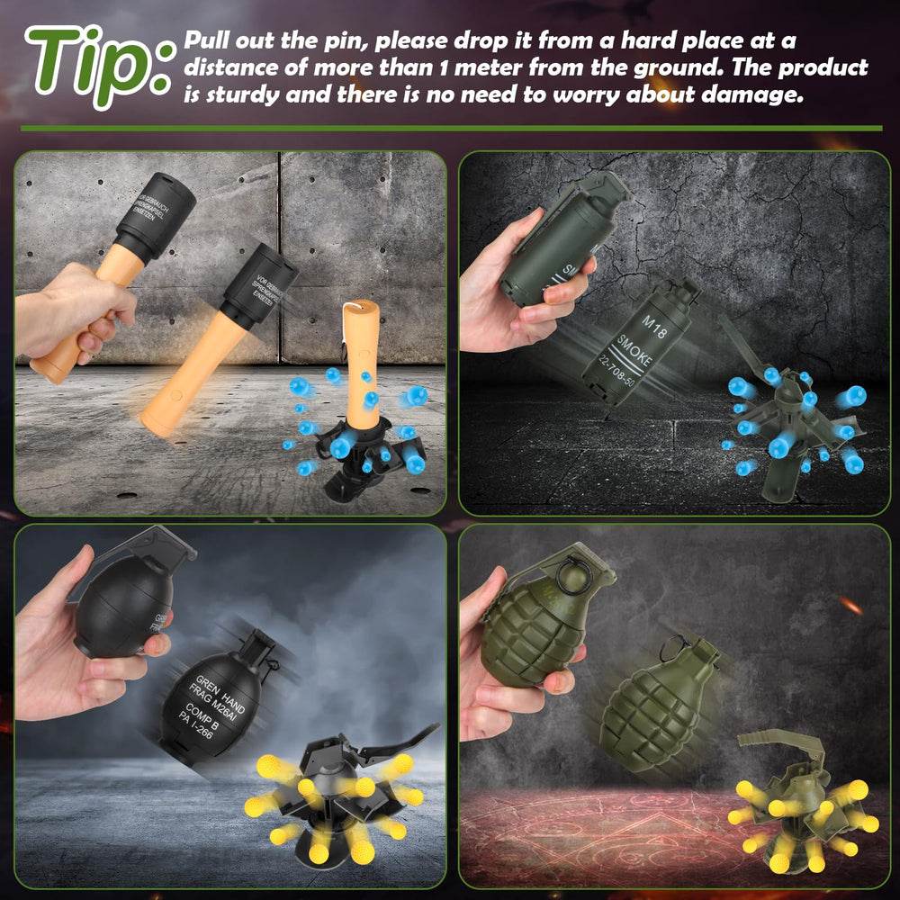 SitertCF Tactical Toy-Grenade includes pull-ring for authentic CS-style gameplay.