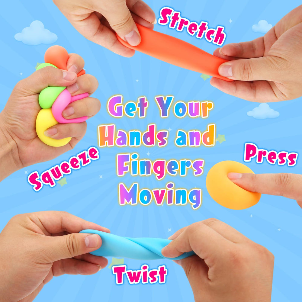 Siwarm soft TPR stress ball texture safe for kids and adults.