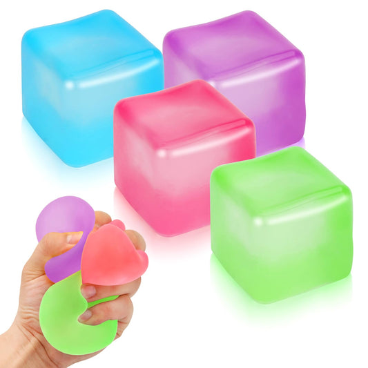 Siwarm stress cube 4-pack front view, portable calm during busy days.