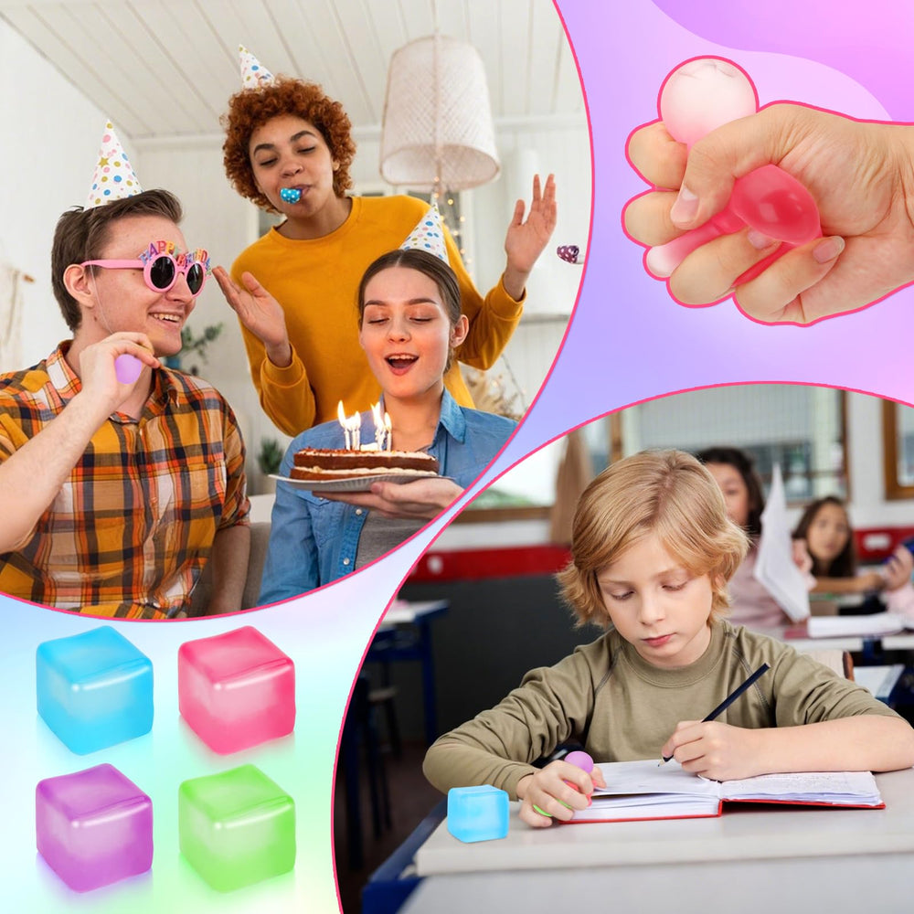 Siwarm stress cube gift-ready packaging ideal for classrooms or gift baskets.