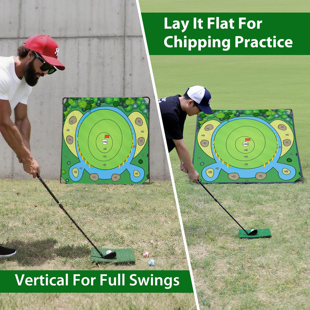 SJEhome golf chipping game folded portable design enables on-the-go practice anywhere.