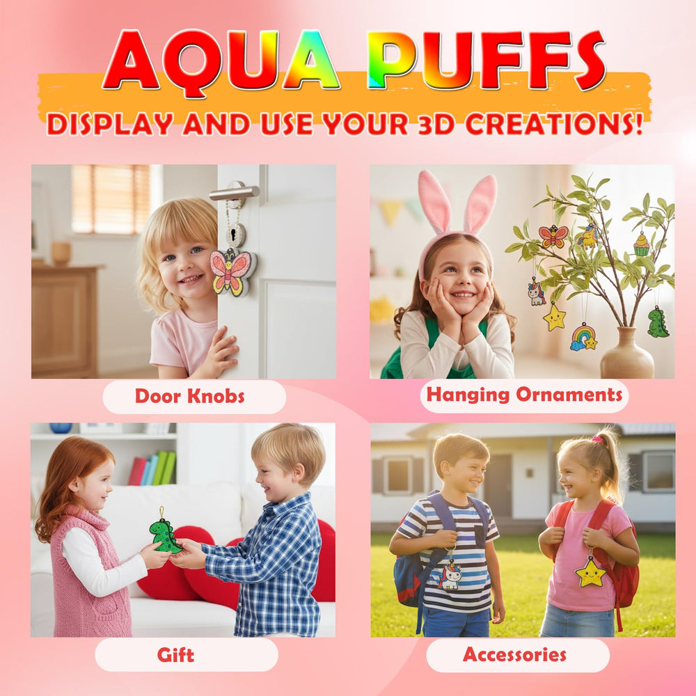 SJHSJH Aqua Puffs color markers and supplies for kids' art