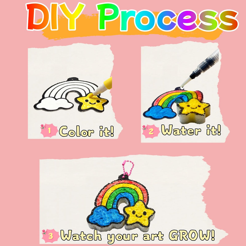 SJHSJH Aqua Puffs princess design enabling magical 3D puffing after activation