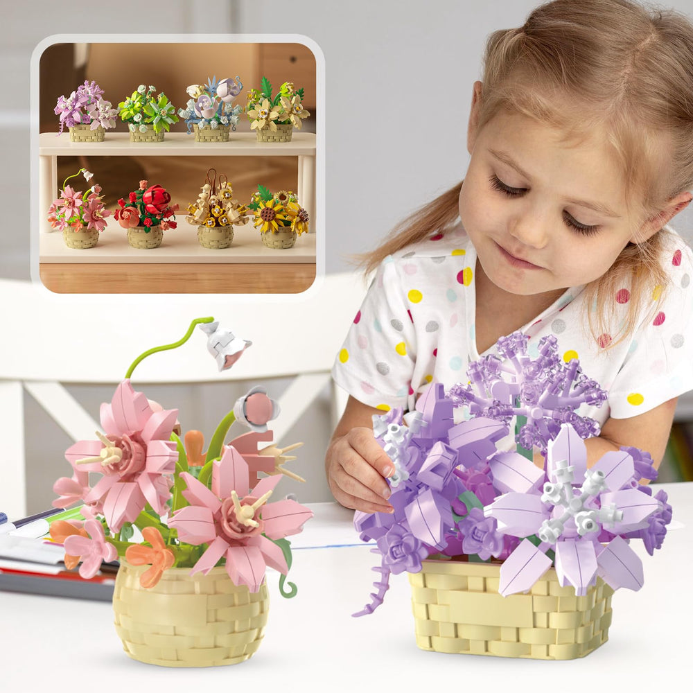 SJIADA flower blocks daffodil: bright centerpiece for any room