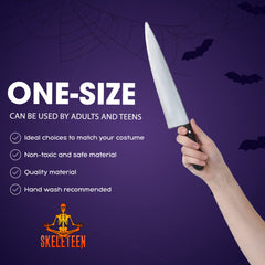 Skeleteen safe non-toxic prop knife ideal for kids