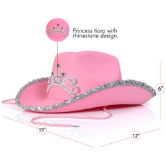 Skeleteen pink cowgirl role-play set invites imaginative storytelling and easy costume-building.