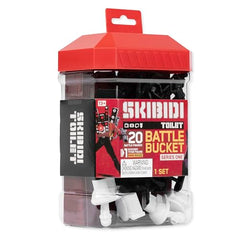 Skibidi Toilet Battle Bucket alliance vs skibidi figures in action.