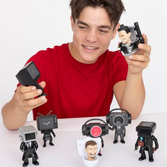 Skibidi Toilet Deluxe Collector Series figure stands nearly 6 inches tall.