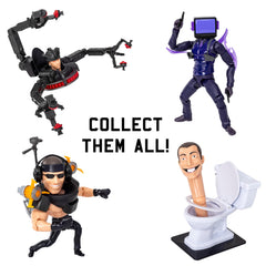 Skibidi Toilet Deluxe Series 2 multi-character display figure
