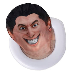 Wearable Skibidi Toilet Jumpscare Mask with comfortable fit for extended play