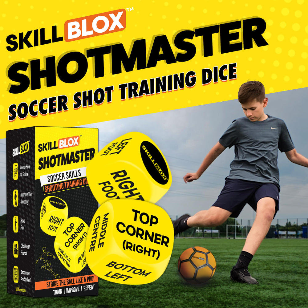 SKILL BLOX ShotMaster dice rolling mid-game for varied shooting challenges