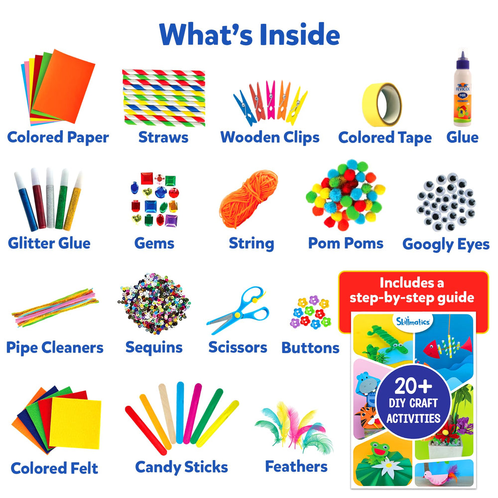Skillmatics guide provides step-by-step activities to spark imagination