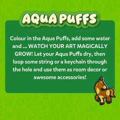 Skillmatics Aqua Puffs award-winning toy highlight on packaging