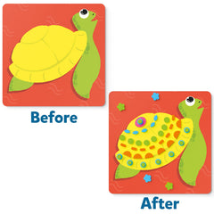 Skillmatics Foam Sticker Art otter board delivers compact, travel-friendly art fun