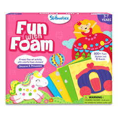 Skillmatics Foam Sticker Art: unicorns and princesses board for mess-free creative play.