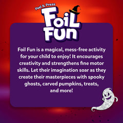 Finished Skillmatics Foil Fun Halloween boards as festive decor