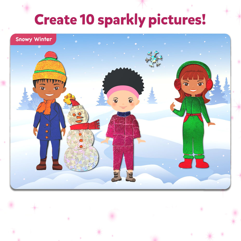 Skillmatics Foil Fun no-mess craft keeps cleanup simple for parents and kids.