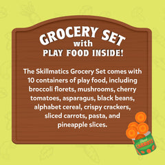 Skillmatics Grocery Set sliced carrots enhance colorful, fine-motor play sessions