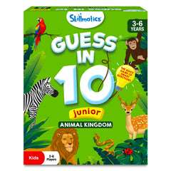 Skillmatics Guess in 10 Animal Kingdom card shows animal image for guessing and curiosity