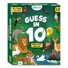 Skillmatics Guess in 10 Animals Megapack 20-minute playtime for busy evenings.