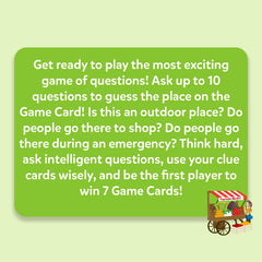Skillmatics Guess in 10 Around Town strengthens communication and decision making in a fun format.