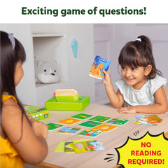 Skillmatics Guess in 10 game-cards spread ready for fast, engaging play