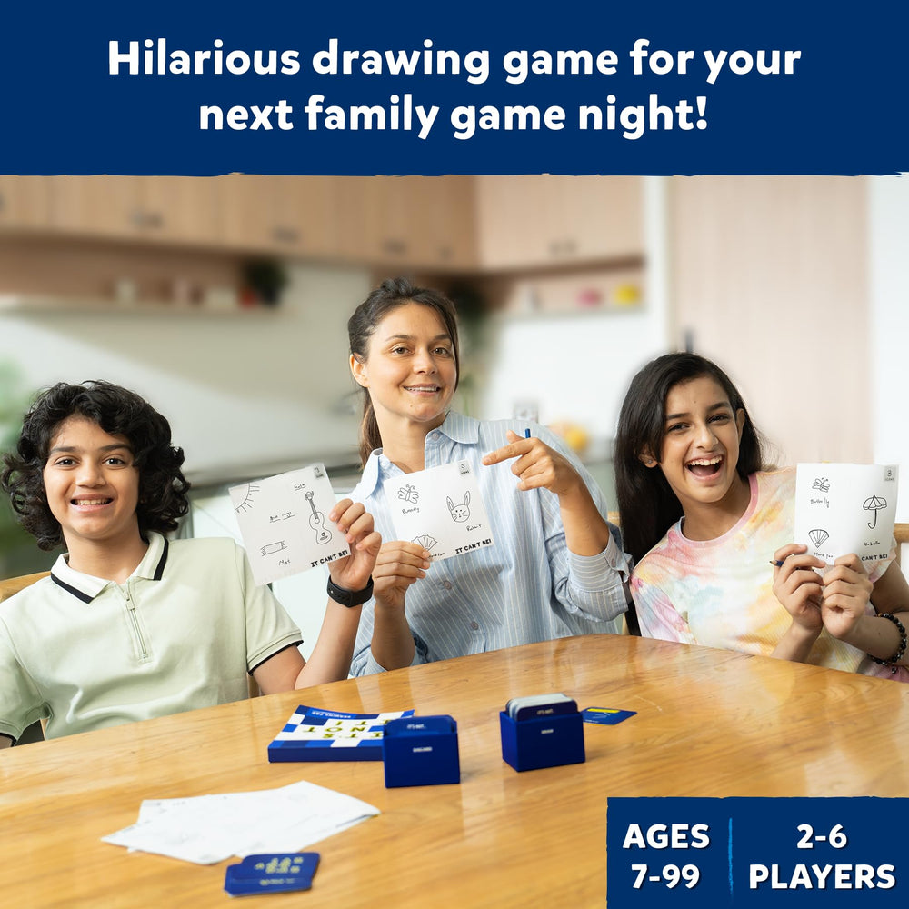 Skillmatics It Can't Be! unique drawings earn points in a lively round.
