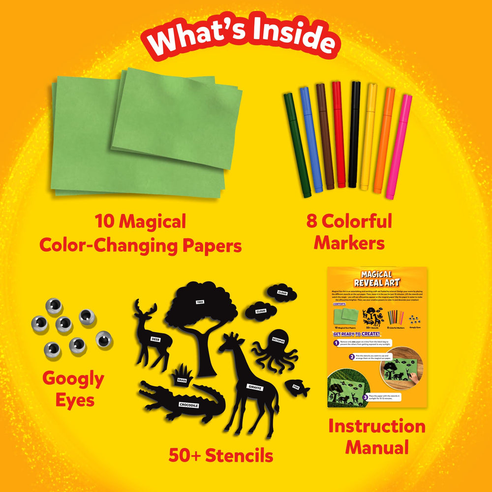 Skillmatics googly eyes add playful texture to crafts.